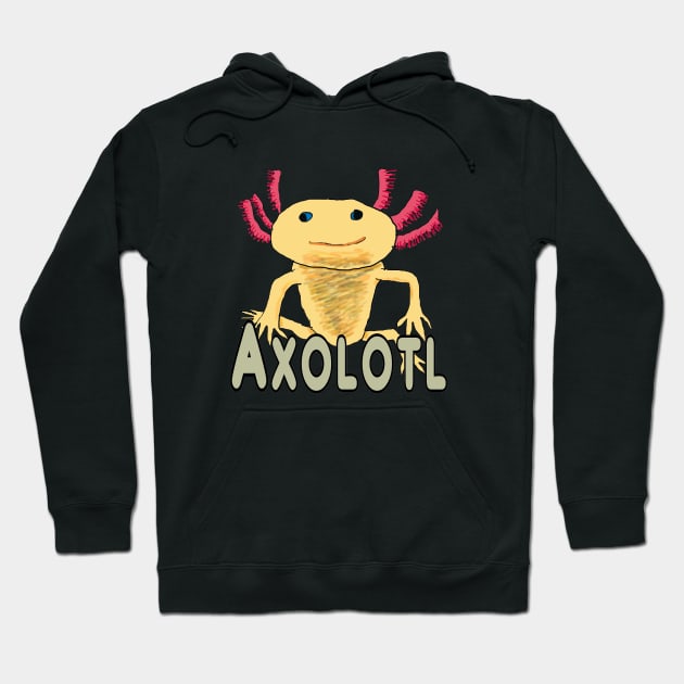 Axolotl Hoodie by Mark Ewbie